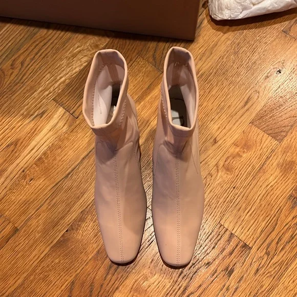 NIB- Pedro Garcia Encina nude 2 way ankle stretch sock ankle boot - Size 36/US 6